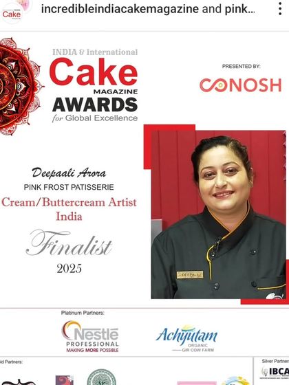 Pink Frost Patisserie - Artisanal Whipped Cream Cakes Awards & Recognition photo 3