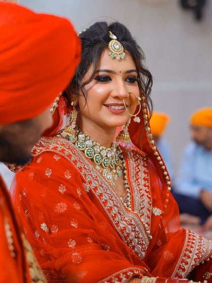 A joyful, smiling glance between the bride and groom. These are the moments I love to capture.
