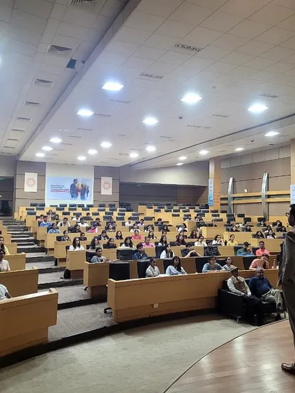 Our Partner, Saurabh Bindal, addresses students at the Mahindra University School of Law orientation. We believe in nurturing future legal professionals by sharing practical insights from our extensive experience in the field.