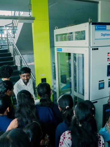 Bright young minds from DARSHA ACADEMY during their visit to our facility. They showed great enthusiasm while learning about our smart panel solutions and how they work.