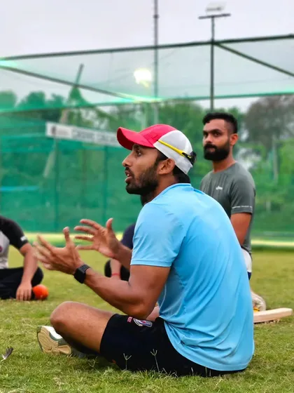 Explaining the nuances of the game. These discussions are as important as the physical drills.