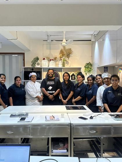 The full group from our coffee appreciation session with Just Appetite, ready to apply their new knowledge.