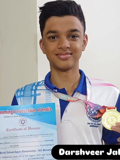 Basavanagudi Aquatic Centre - Swimming Coaching and Lessons Our Champions: A Legacy of Medals photo 37