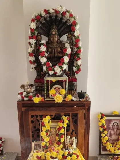 We recently held a beautiful puja ceremony to mark one year at our current shala location. We are grateful for the blessings of Lord Patanjali, the founder of Yoga, and for the community that fills this space with their practice and energy.