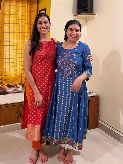 A picture with one of my adult students, who is also a mother to one of my younger students. It's a joy to teach multiple generations and share the love of dance.