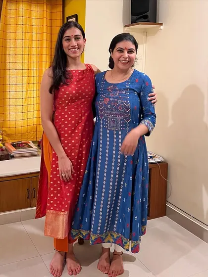 A picture with one of my adult students, who is also a mother to one of my younger students. It's a joy to teach multiple generations and share the love of dance.