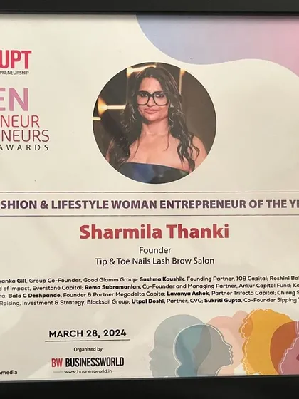 I am so grateful to be named the Fashion & Lifestyle Woman Entrepreneur of the Year by BW Disrupt. This award inspires me to continue raising the bar in the beauty industry.
