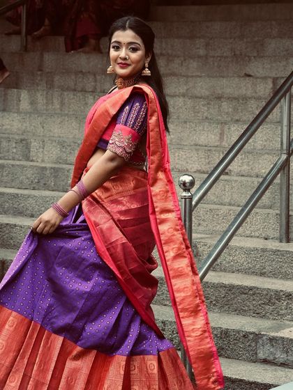 Designer Trends - Bespoke Styling & Alterations for Rentals Traditional & Modern Half Sarees photo 9