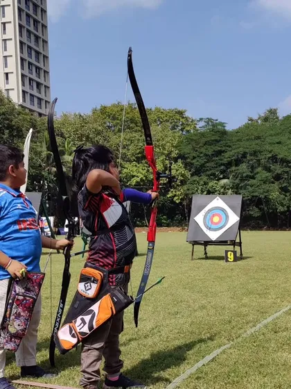 Young archers line up at the SFA Archery Championship in Mumbai. Our introductory sessions are perfect for kids aged 10 and up to discover a new sport and build valuable life skills.