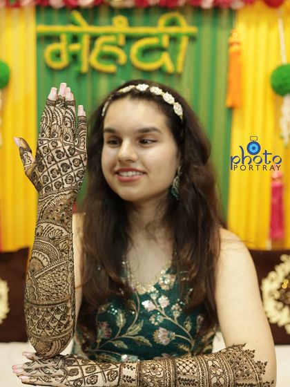 Vibrant Haldi & Mehndi photo 24