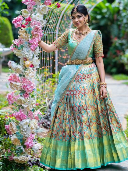Maya Designer Studio - Custom Bridal & Occasion Wear Modern Half Sarees (Langa Voni) photo 68
