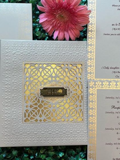 The Beginning - Wedding Invitations Intricate Laser-Cut & 3D Designs photo 13