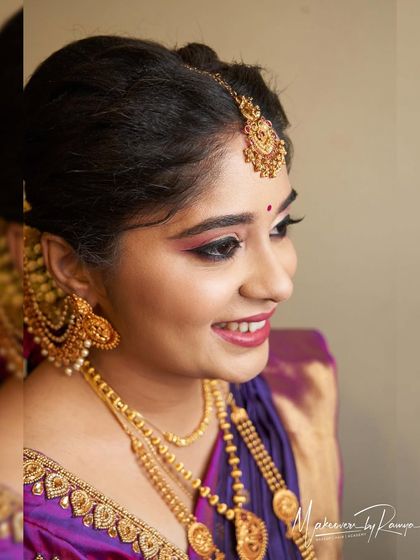 Makeovers by Ramya - Bridal & Special Occasion Makeup Traditional Muhurtham Looks photo 68