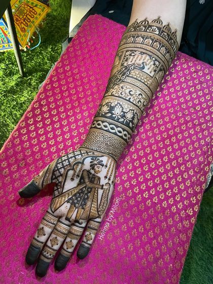 Personalized Story Mehendi photo 11