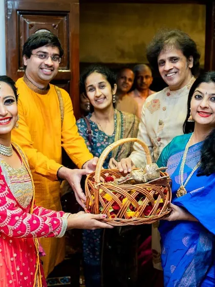 A smiling moment as I welcome my gurus to the new studio. Their encouragement gave me the confidence to take this step.