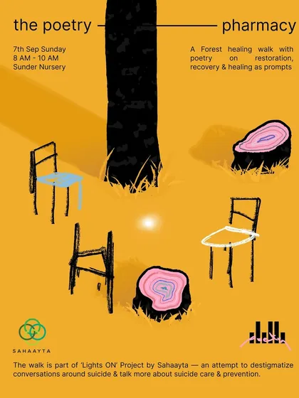 What if a pharmacy prescribed poems instead of pills? This is the idea behind The Poetry Pharmacy, a forest healing walk where we use verse about restoration and recovery as a remedy for the soul, all within the serene Sunder Nursery.