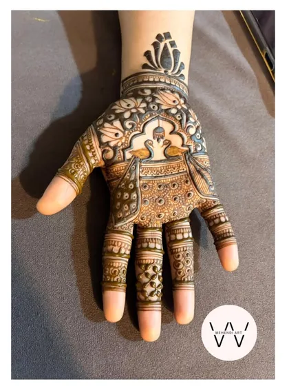 The completed design for my sister, with all the intricate shading and details filled in.