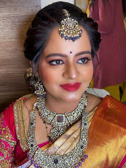 Makeovers by Mahalakshmi - Special Occasion Makeup Seemantham & Baby Shower Glow photo 15