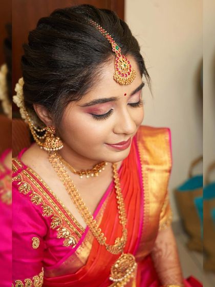 Makeovers by Ramya - Bridal & Special Occasion Makeup Traditional Muhurtham Looks photo 69