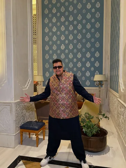 Open arms, ready to welcome the celebration. My personality is all about being approachable, fun, and the life of the party.