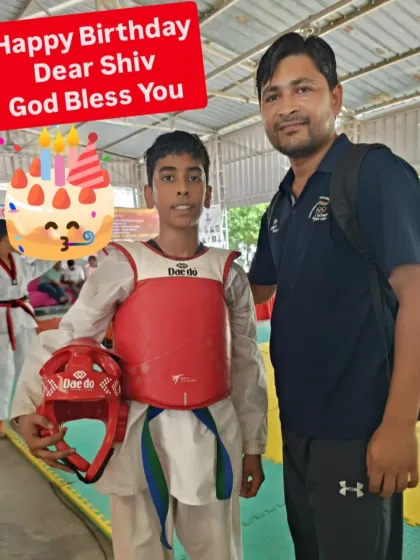 Wishing Shiv a happy birthday. It is wonderful to see our students grow, both as martial artists and as individuals.