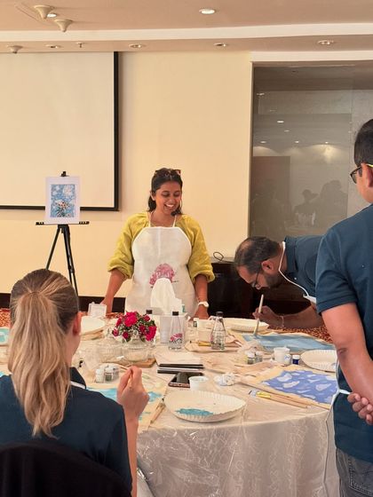 Paint Bar - Corporate Events & Team Building Classic Office Sip & Paint photo 62