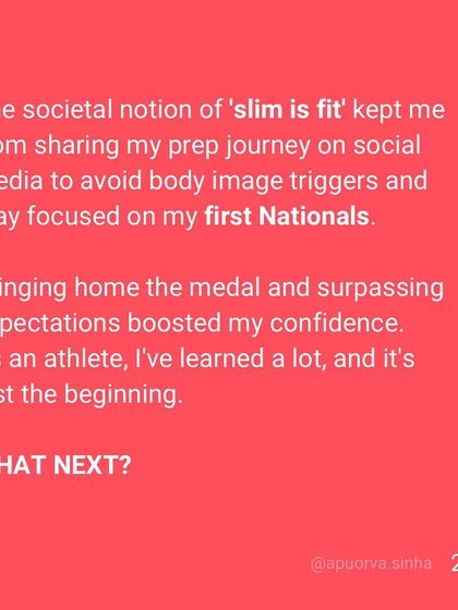 Apuorva Sinha - Strength and Conditioning Coaching The Mindset for Success photo 25