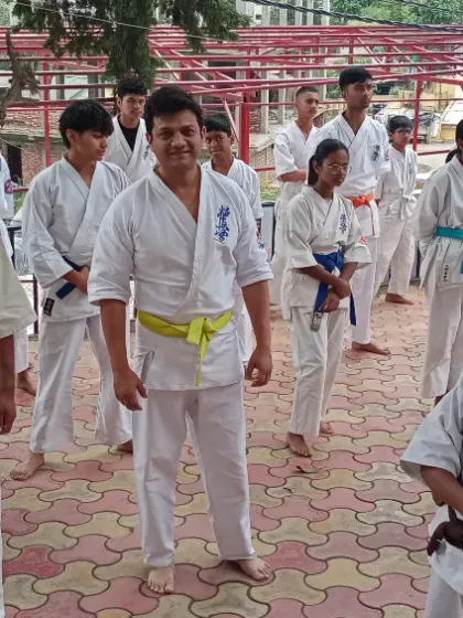 A moment with my students and fellow instructors during a practice session. Teamwork is at the heart of our academy.