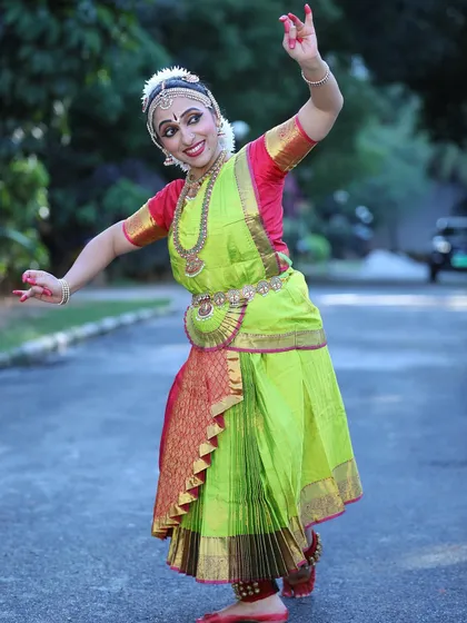An outdoor photoshoot with my student Vidya. Taking the dance out of the studio and into nature can bring a different mood and beauty to the pictures.