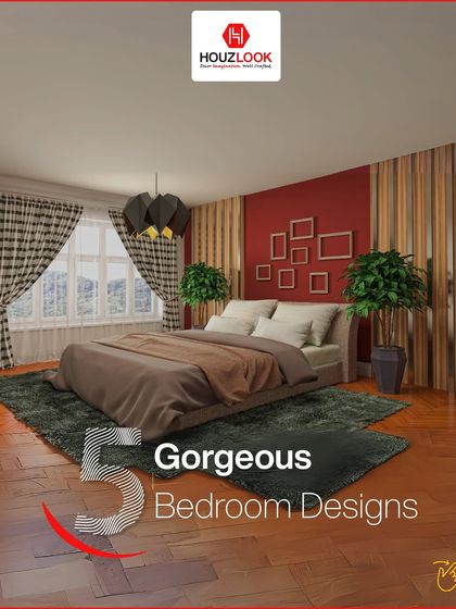 Houzlook - Full Home Interior Design & Turnkey Execution Serene & Stylish Bedrooms photo 31