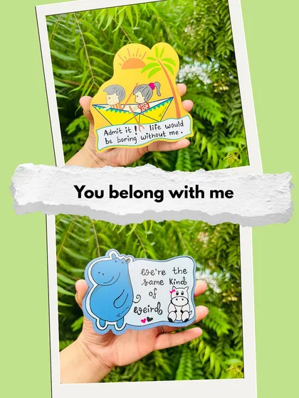 Our Rakhi special fridge magnets are perfect for your weird and wonderful sibling. They are on a flat 50% off sale!