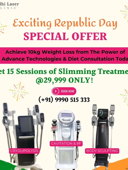 I combine three powerful technologies to help you achieve significant inch loss and body contouring. This image showcases the equipment for Cryolipolysis (fat freezing), Cavitation & RF (fat melting and skin tightening), and Body Sculpting (muscle toning). This multi-technology approach allows me to create a truly personalized and effective treatment plan.