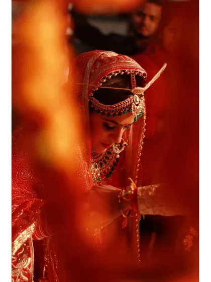 Beyond the stage, I find stories in life's most significant events. Here, a quiet, intimate moment from a wedding ceremony, captured with a documentary feel.