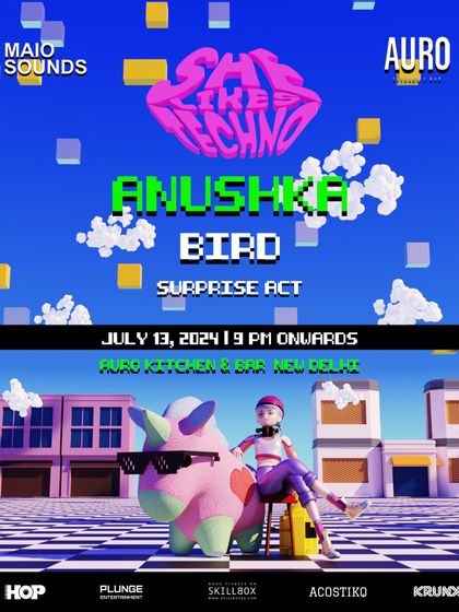 The 'She Likes Techno' party at Auro Kitchen & Bar in Delhi. I'm all for supporting a safer and more inclusive music culture.