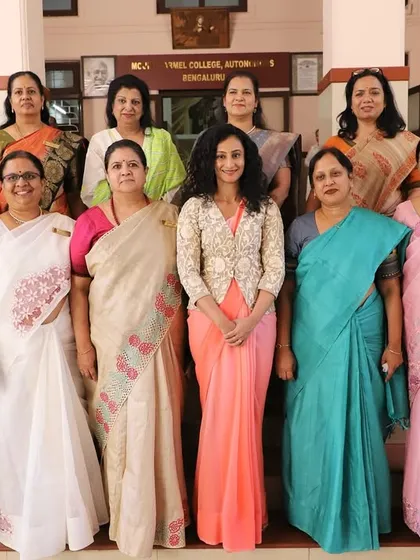 A group photo with the wonderful professors at Mount Carmel College. These are the mentors who guided me on my own academic journey in food science and nutrition.