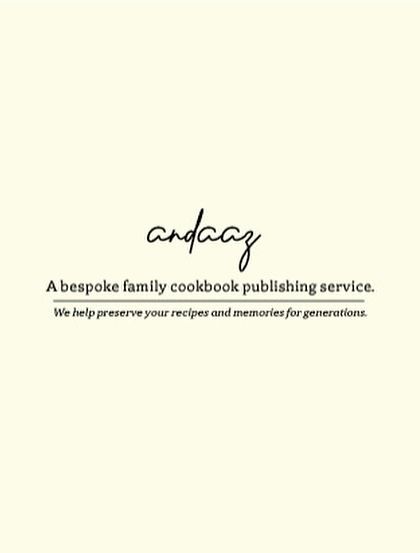 Nivaala - Recipe Preservation & Keepsakes Bespoke Family Cookbooks (Andaaz) photo 13