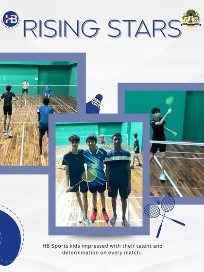 Our rising stars in badminton impressed with their talent and determination. We host indoor tournaments that allow players to showcase their agility and skill.
