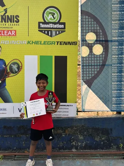 Congratulations to Pratik Konar for his outstanding performance as the runner-up in the U-10 Boys Singles at the Ramseth Thakur International Sports Complex.