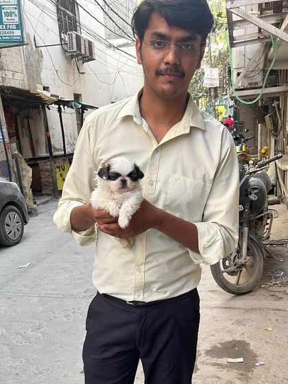 This client came to our South Delhi location to pick up his new Shih Tzu companion. We ensure a smooth and happy adoption process for everyone.