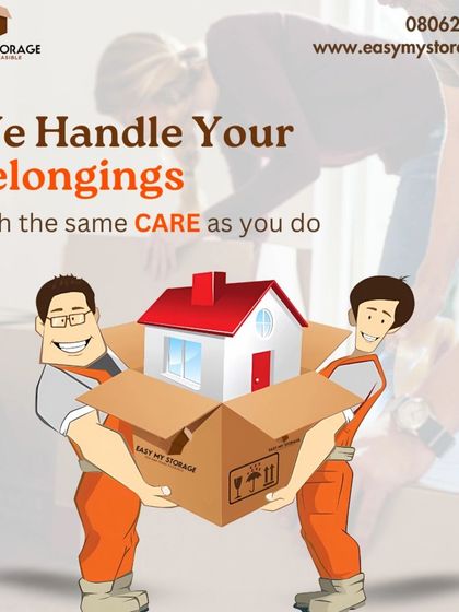 We handle your belongings with the same care as you do. This illustration shows our commitment to treating your home and possessions with the utmost respect, ensuring everything arrives just as you left it.