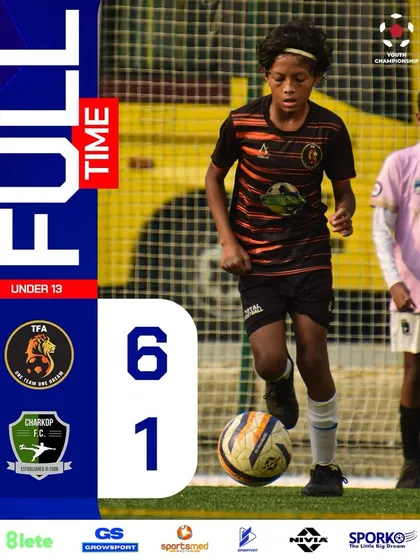 A strong 6-1 win for our U13 team in the Youth Championship.
