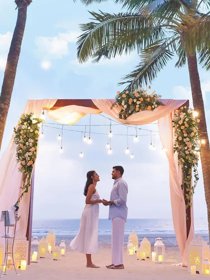 My work in hospitality is about selling an experience. This shot for St. Regis Goa isn't just about a beautiful location; it's about capturing a moment of romance and luxury that potential guests can see themselves in.
