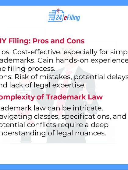 This guide explores the pros and cons of DIY trademark filing versus hiring a lawyer. It covers the complexity of the law, the benefits of expert strategy, and how an attorney manages the entire application process for you.