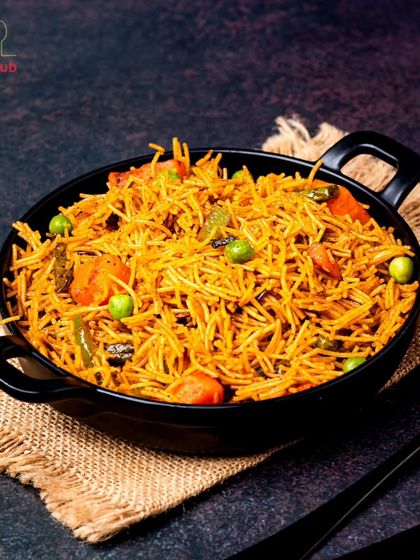 Our Vermicelli Pulao is a light and healthy alternative to rice. We toss roasted vermicelli with colorful vegetables and mild spices for a quick and tasty meal.