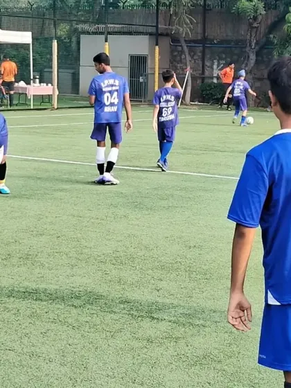 A moment during our practice match with American students. These interactions provide great experience and a new perspective on the game.