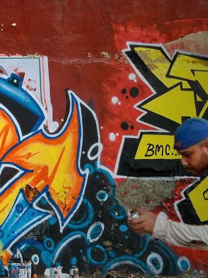 Yogi Graffiti - Custom Murals & Wall Art Signature Devanagari & Indian Themes photo 11