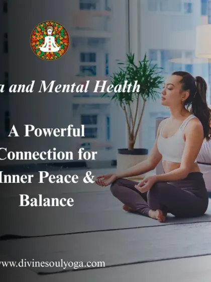 Yoga and mental health are powerfully connected. Every breath and posture is a step toward inner peace and balance.