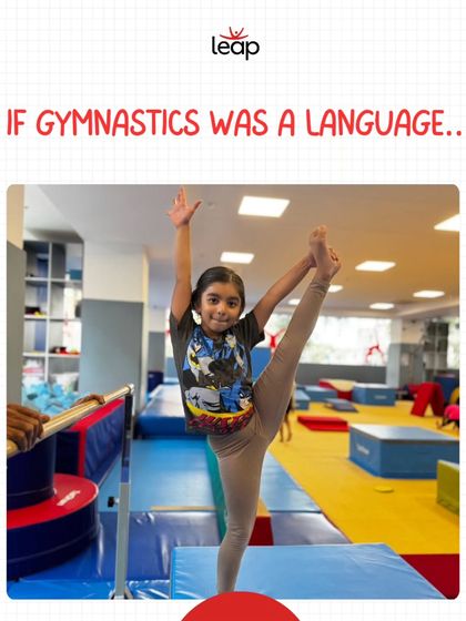 If gymnastics was a language, this picture would be a whole conversation. It speaks of flexibility, strength, balance, and the pure joy of expressing oneself through movement.