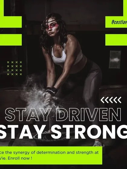 Stay driven, stay strong. A member prepares for a heavy lift with chalked hands, a visual representation of the synergy between determination and strength that we foster.
