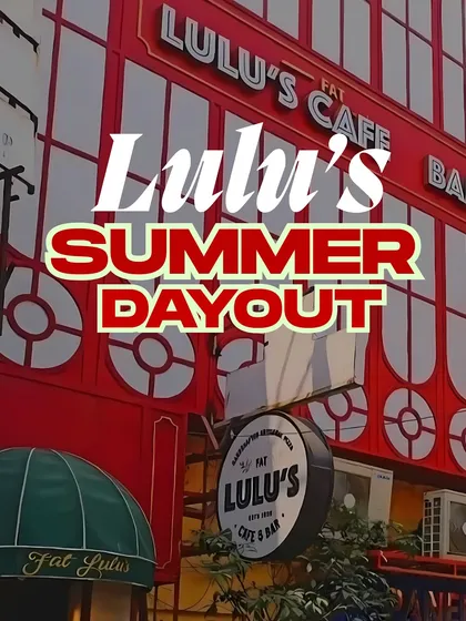 Lulu’s Summer Dayout. My bright red exterior is the perfect backdrop for a fun summer day.